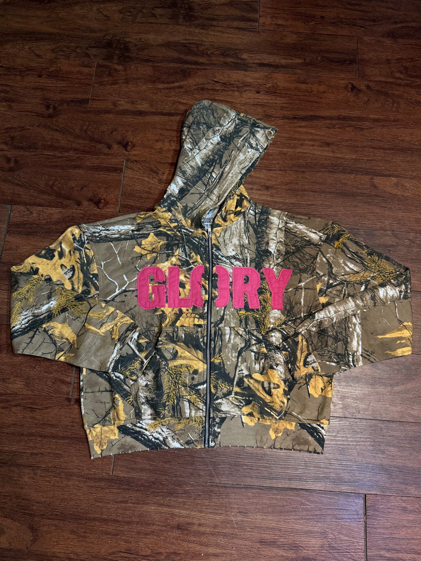 Pink Glory Camo Zipup