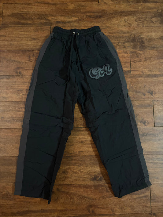 BLACK FAITHFUL WINDBREAKER PANTS