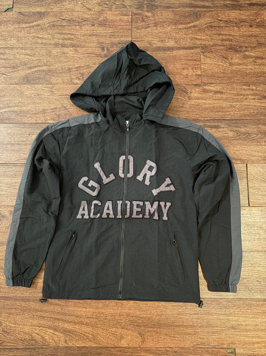 Black Faithful Windbreaker