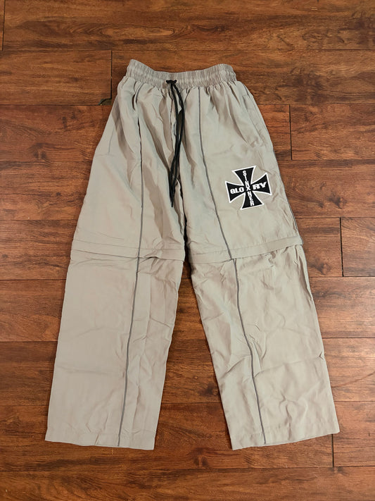 Grey Chaos Windbreaker Pants