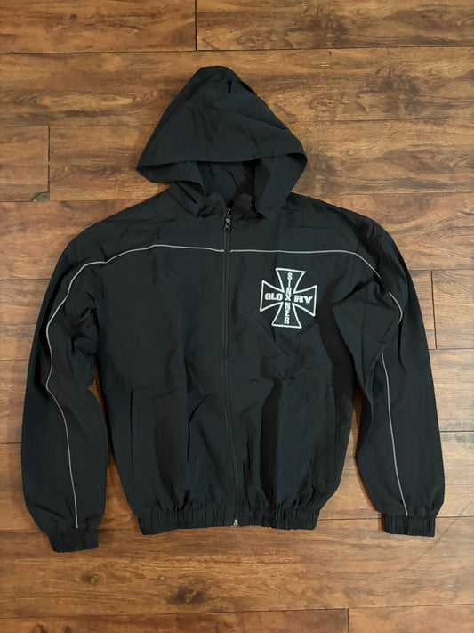 Black Chaos Windbreaker Jacket