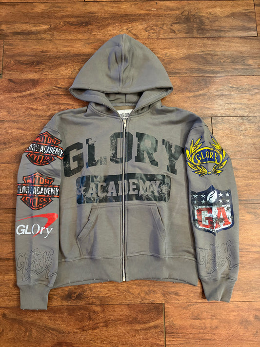 Grey Rough Ryder Zipup