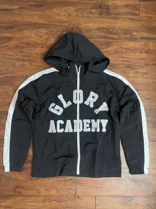 Black Faithful Windbreaker