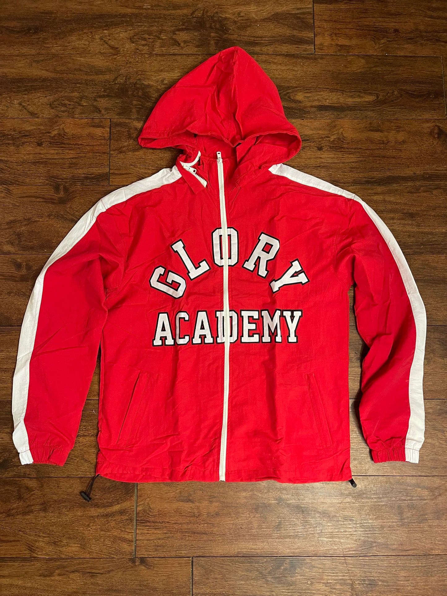 Red Faithful Windbreaker