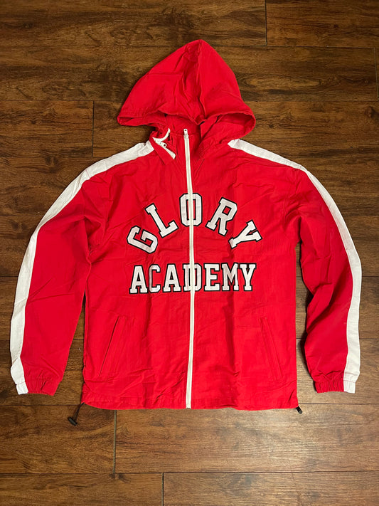 Red Faithful Windbreaker
