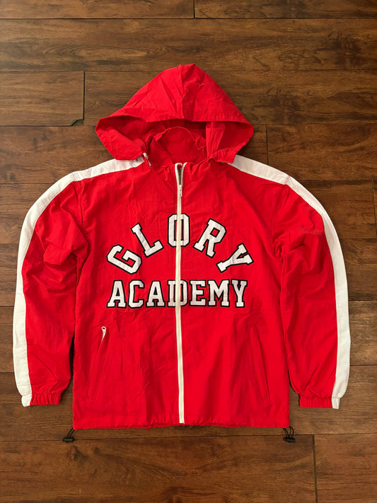 Red Faithful Windbreaker