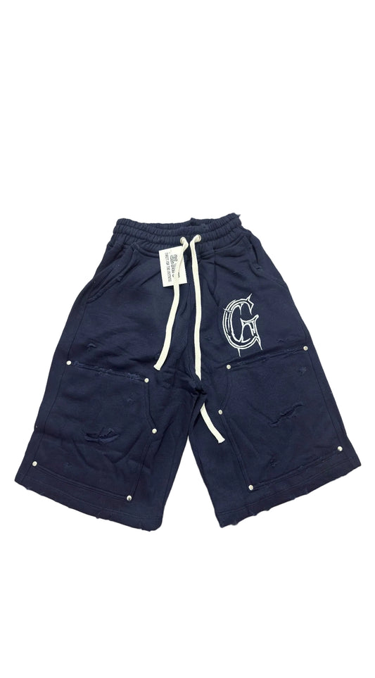 NAVY ESSENTIAL SHORTS